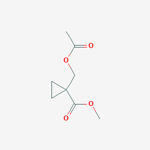 Methyl 1-[(acetyloxy)methyl]cyclopropanecarboxylate