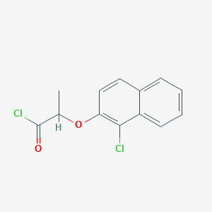 2-[(1-Chloronaphthalen-2-yl)oxy]propanoyl chloride