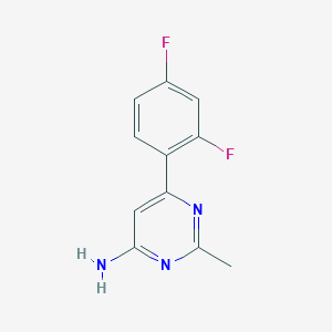6-(2,4-Difluorophenyl)-2-methylpyrimidin-4-amine