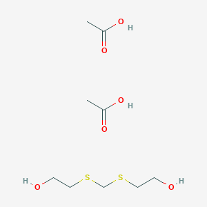 Acetic acid;2-(2-hydroxyethylsulfanylmethylsulfanyl)ethanol