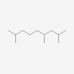 molecular formula C12H26 B14669242 2,4,8-Trimethylnonane CAS No. 49542-74-7