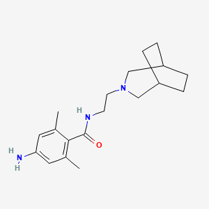 Benzamide, 4-amino-N-(2-(3-azabicyclo(3.2.2)non-3-yl)ethyl)-2,6-dimethyl-