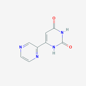 6-(pyrazin-2-yl)pyrimidine-2,4(1H,3H)-dione