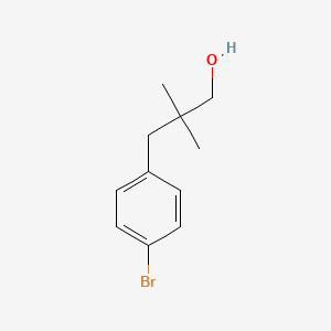 3-(4-Bromophenyl)-2,2-dimethylpropan-1-ol