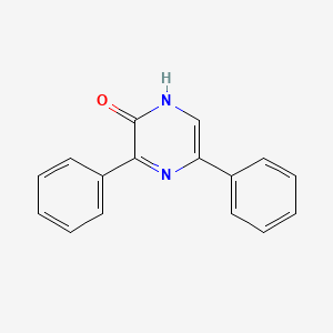 molecular formula C16H12N2O B14669299 3,5-Diphenylpyrazin-2(1H)-one CAS No. 41270-61-5