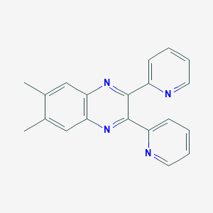 molecular formula C20H16N4 B146693 6,7-二甲基-2,3-二-2-吡啶基喹喔啉 CAS No. 6627-38-9