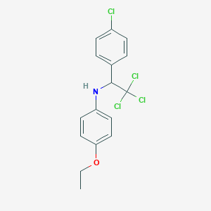 4-ethoxy-N-[2,2,2-trichloro-1-(4-chlorophenyl)ethyl]aniline