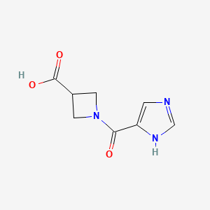 1-(1H-imidazole-5-carbonyl)azetidine-3-carboxylic acid