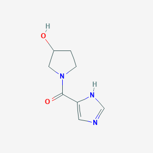 (3-hydroxypyrrolidin-1-yl)(1H-imidazol-5-yl)methanone