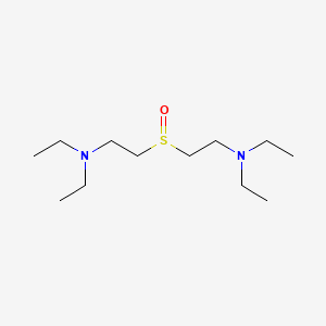 2-[2-(diethylamino)ethylsulfinyl]-N,N-diethylethanamine