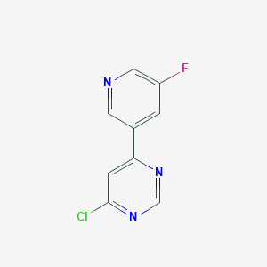 4-Chloro-6-(5-fluoropyridin-3-yl)pyrimidine