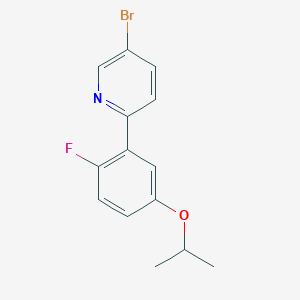 5-Bromo-2-(2-fluoro-5-isopropoxyphenyl)pyridine