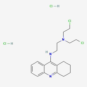 1,2,3,4-Tetrahydro-9-((2-(bis(2-chloroethyl)amino)ethyl)amino)acridine dihydrochloride