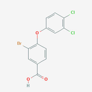 3-Bromo-4-(3,4-dichlorophenoxy)benzoic acid