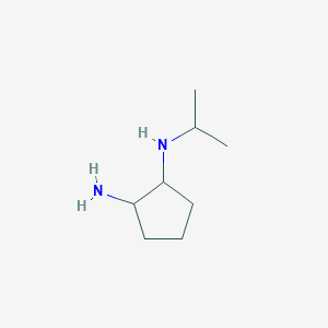 molecular formula C8H18N2 B1466942 N1-isopropylcyclopentane-1,2-diamine CAS No. 1520181-19-4