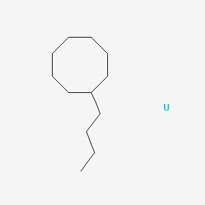 molecular formula C12H24U B14669425 Butylcyclooctane;uranium CAS No. 37274-12-7