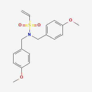 molecular formula C18H21NO4S B1466950 n,n-Bis(4-methoxybenzyl)ethenesulfonamide CAS No. 133777-96-5