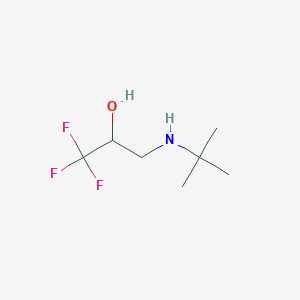 3-(Tert-butylamino)-1,1,1-trifluoropropan-2-ol