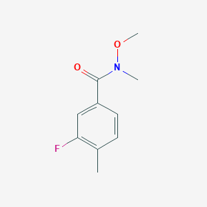 3-fluoro-N-methoxy-N,4-dimethylbenzamide