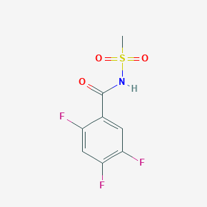 2,4,5-trifluoro-N-(methylsulfonyl)benzamide