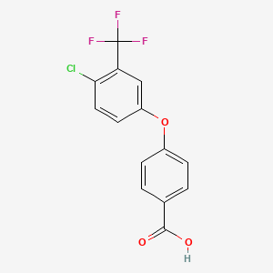 4-[4-Chloro-3-(trifluoromethyl)phenoxy]benzoic acid
