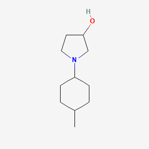 molecular formula C11H21NO B1466963 1-(4-Methylcyclohexyl)pyrrolidin-3-ol CAS No. 1342452-07-6