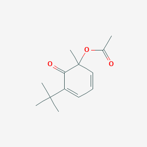 5-tert-Butyl-1-methyl-6-oxocyclohexa-2,4-dien-1-yl acetate