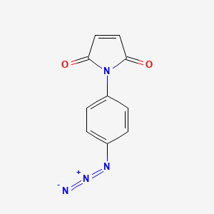 molecular formula C10H6N4O2 B14669693 1-(4-azidophenyl)-1H-pyrrole-2,5-dione CAS No. 50684-67-8