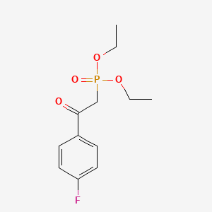 Phosphonic acid, [2-(4-fluorophenyl)-2-oxoethyl]-, diethyl ester