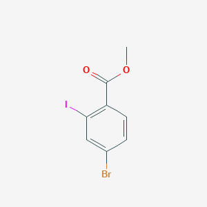 molecular formula C8H6BrIO2 B1466980 Methyl 4-bromo-2-iodobenzoate CAS No. 1093418-75-7