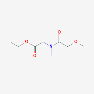 Ethyl 2-[(2-methoxyacetyl)(methyl)amino]acetate