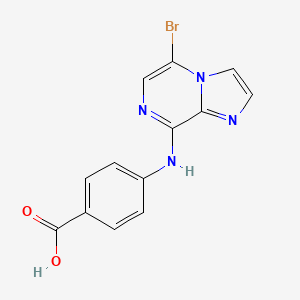 4-(5-Bromoimidazo[1,2-a]pyrazin-8-ylamino) benzoic acid