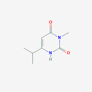 3-Methyl-6-(propan-2-yl)-1,2,3,4-tetrahydropyrimidine-2,4-dione