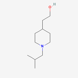 2-[1-(2-Methylpropyl)piperidin-4-yl]ethan-1-ol