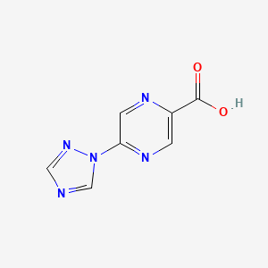 5-[1,2,4]Triazol-1-yl-pyrazine-2-carboxylic acid
