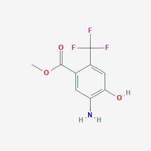 Methyl 5-amino-4-hydroxy-2-(trifluoromethyl)benzoate