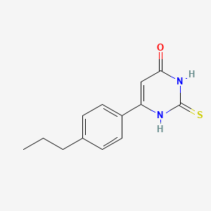 6-(4-propylphenyl)-2-thioxo-2,3-dihydropyrimidin-4(1H)-one