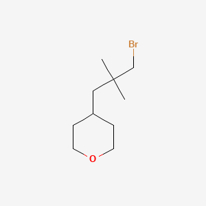 4-(3-Bromo-2,2-dimethylpropyl)oxane
