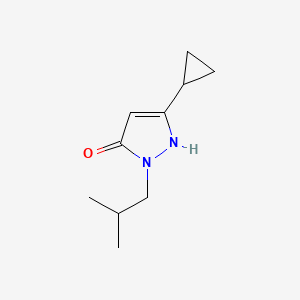 3-cyclopropyl-1-isobutyl-1H-pyrazol-5-ol