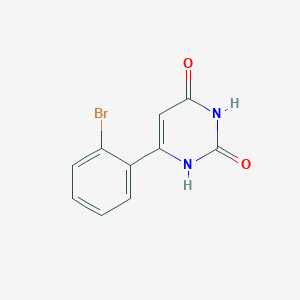 molecular formula C10H7BrN2O2 B1467006 6-(2-bromophenyl)pyrimidine-2,4(1H,3H)-dione CAS No. 1368622-50-7