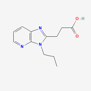 3-(3-propyl-3H-imidazo[4,5-b]pyridin-2-yl)propanoic acid