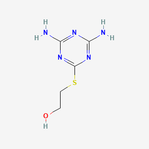 2-[(4,6-Diamino-1,3,5-triazin-2-yl)sulfanyl]ethanol