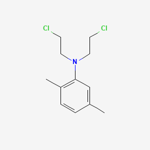 Benzenamine, N,N-bis(2-chloroethyl)-2,5-dimethyl-