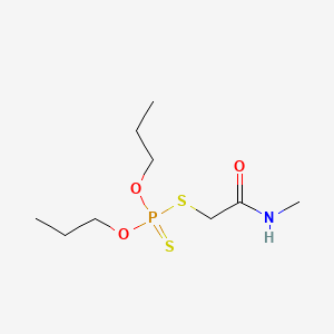 Phosphorodithioic acid, O,O-dipropyl S-(2-(methylamino)-2-oxoethyl) ester