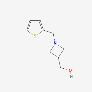 molecular formula C9H13NOS B1467011 [1-(Thiophen-2-ylmethyl)azetidin-3-yl]methanol CAS No. 1484133-67-6