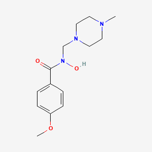 4-Methoxy-N-(4-methylpiperazinyl)methylbenzohydroxamic acid