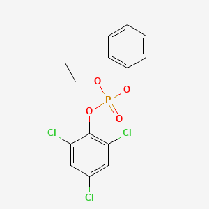 Ethyl phenyl 2,4,6-trichlorophenyl phosphate