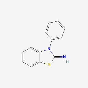 2(3H)-Benzothiazolimine, 3-phenyl-