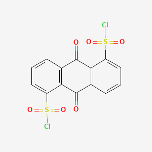 9,10-Dioxo-9,10-dihydroanthracene-1,5-disulfonyl dichloride