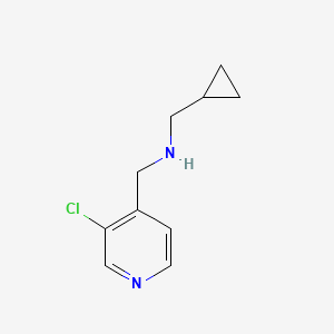 [(3-Chloropyridin-4-yl)methyl](cyclopropylmethyl)amine